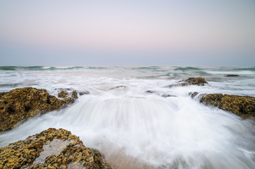Brandung am Atlantik bei Andalusien an der Costa de la luz