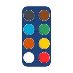 Painting icon, Colorful Palette