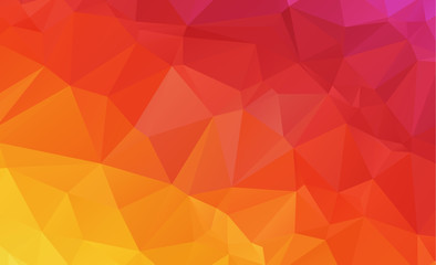 low poly geometric background consisting of triangles of different sizes and colors
