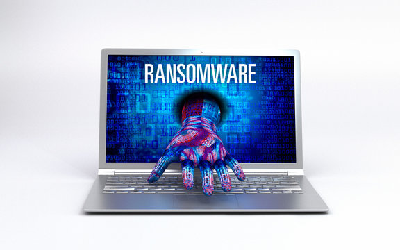 ransomware Virus - hacked Computer