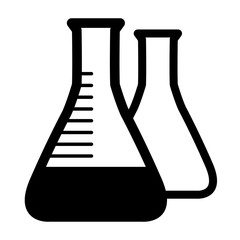 Black medical analysis vector icon