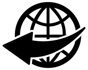 Black web vector icon