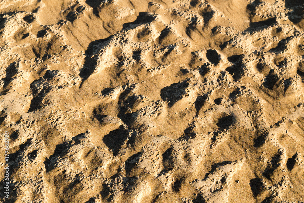 Wall mural sand in the desert as a background