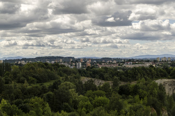 panorama, miasto 