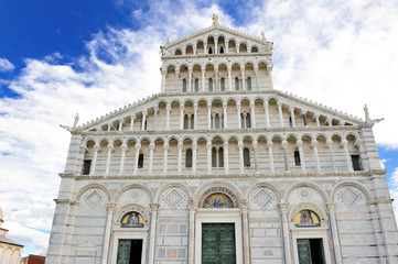 Fototapeta na wymiar Cathedral of Pisa scenic view, Tuscany, Italy