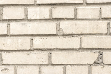 Obraz premium Background, texture, fragment wall of white brick