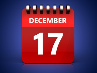 3d 17 december calendar