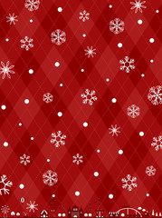 テーマパーク　雪　アーガイル背景