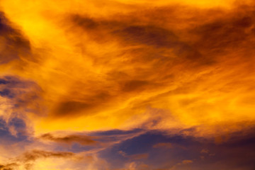 colorful sky and cloud