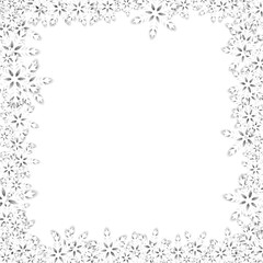 Paper Snowflakes Border