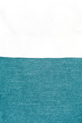 Fototapeta premium Abstract material texture textile background with copy space white for your design