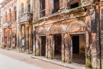 Abandoned buildings in Painam (sometimes Panam) Nagar, Bangladesh