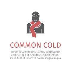 A man wearing a scarf icon