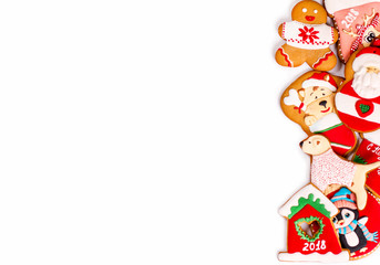 Christmas cookies.  Isolate.