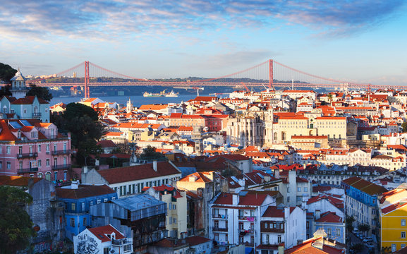 Lisbon skyline, Portugal