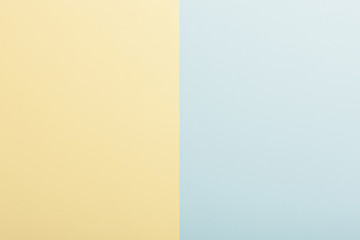  the color(yellow, blue) paper background.