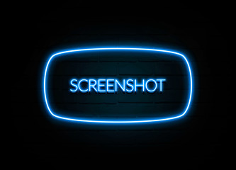 Screenshot  - colorful Neon Sign on brickwall