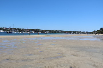 Low tide at Burraneer Cronulla beach in Sydney, Australia