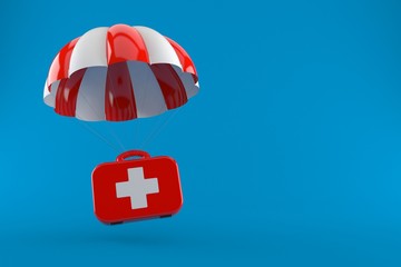 First aid kit with parachute - 179671553