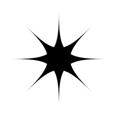 Star it is black icon .