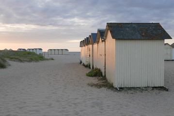 Cabanes de Ouistreham Riva-Bella, Normandie