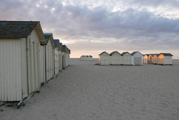 Cabanes de Ouistreham Riva-Bella, Normandie