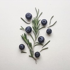 Rosemary and blueberry 