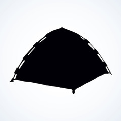 Tent. Vector drawing