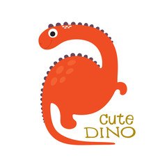 Cute dino illustration