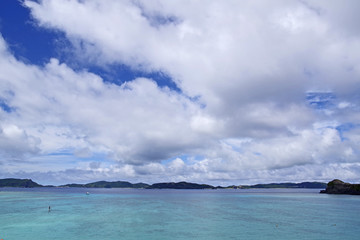 渡嘉敷ブルーと呼ばれる透明な海