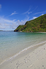 渡嘉敷ブルーと呼ばれる透明な海