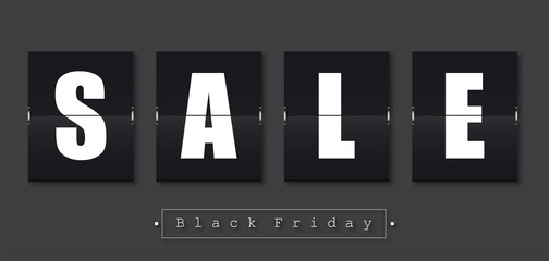 Black Friday sale banner. November 25th