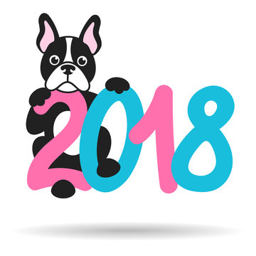 French bulldog and 2018