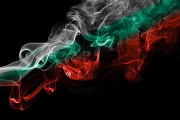 Bulgaria smoke flag
