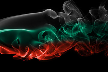 Bulgaria smoke flag