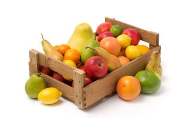 Kiste mit Obst