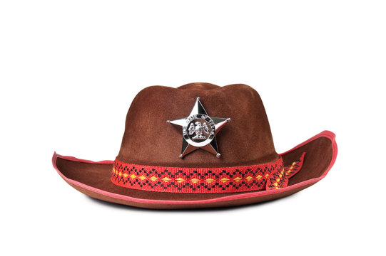 cowboy hat with the star sheriffs