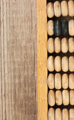 old wooden abacus