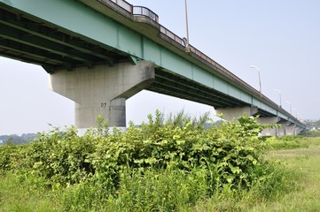 相模川に架かる橋 座架依橋