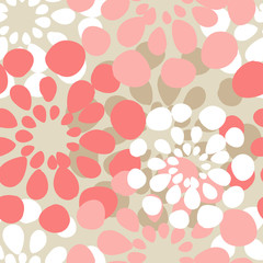 Seamless geometric background. Drops texture. Textile rapport.