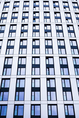 Obraz premium window on modern building, architecture background 