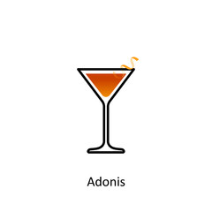 Adonis cocktail icon