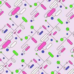 Abstract modern background with shapes geometric elements