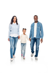 Fototapeta premium happy african american family