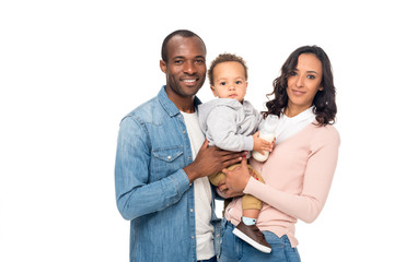 happy african american family