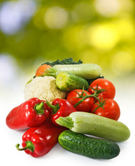 image of many vegetables closeup