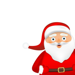 Santa Claus on a white background