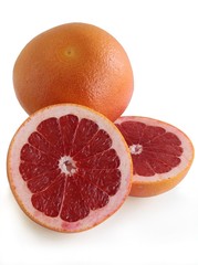juicy grapefruit with red spleen