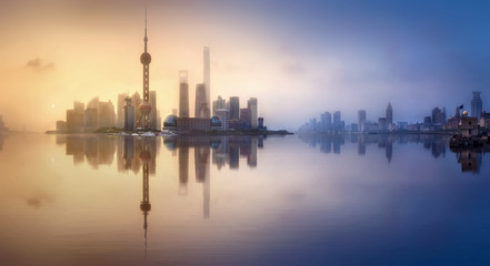 Shanghai skyline cityscape