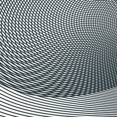 monochrome moire wave pattern. separate layer.